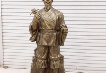 校园鲁班古代名人铜雕