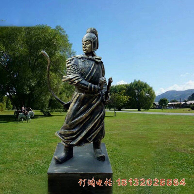 古代名将霍去病铜雕 古代名将霍去病铜雕