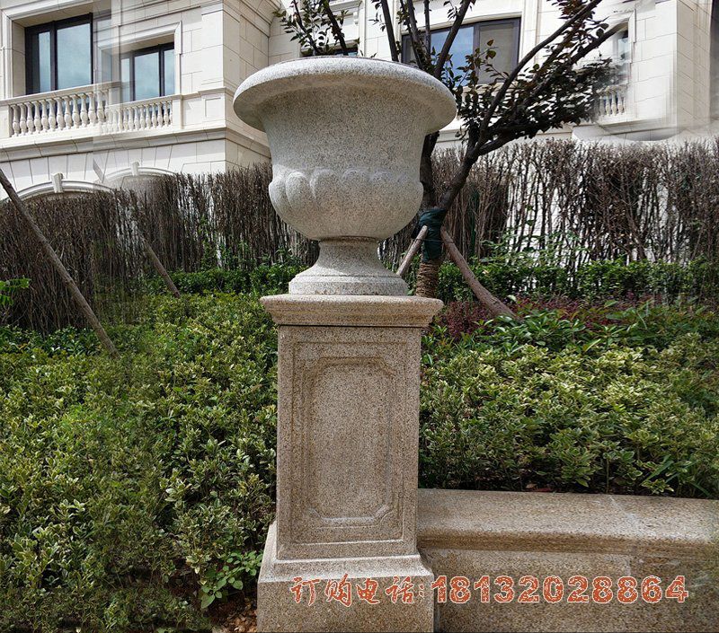 小区欧式花钵石雕 小区欧式花钵石雕