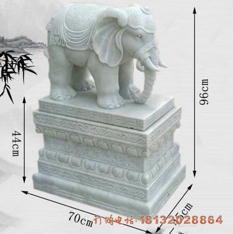 宗教庙宇大象石雕