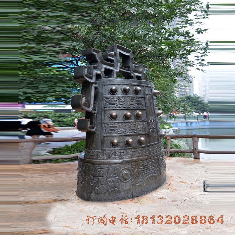 公园景观铜雕钟