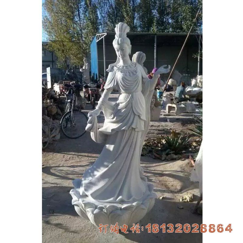 嫦娥跳舞石雕，石雕神仙