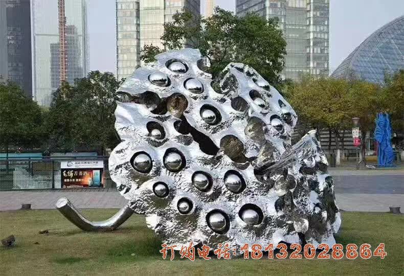 不锈钢城市莲蓬雕塑