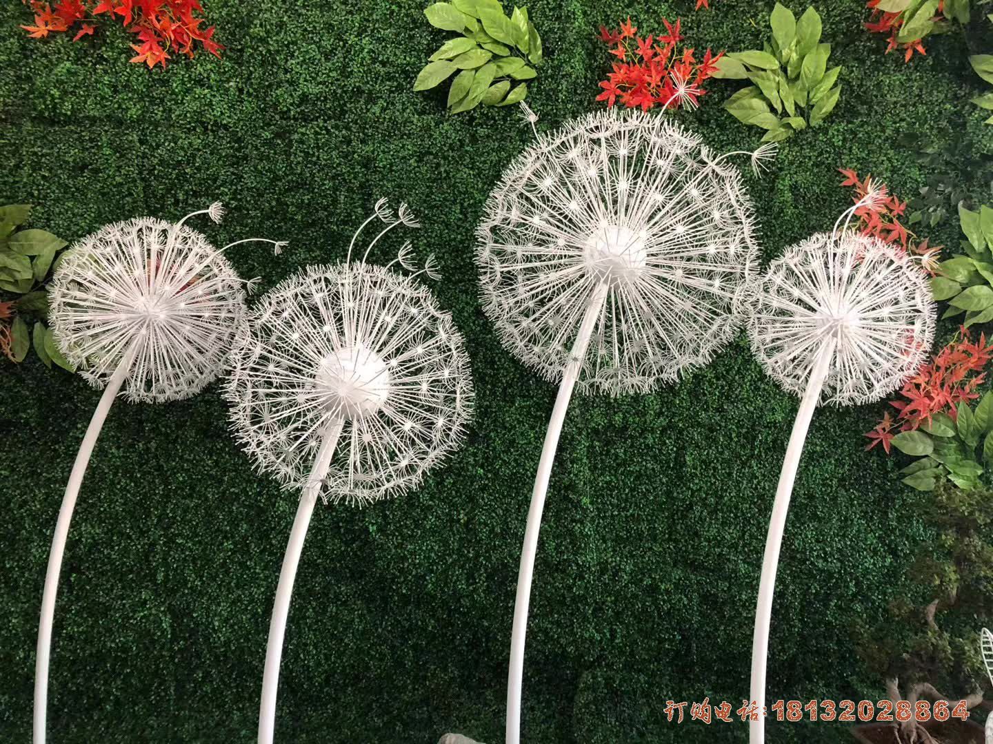 不锈钢蒲公英雕塑 (4)
