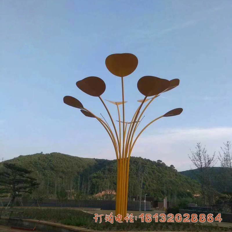 不锈钢抽象大树雕塑