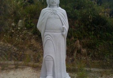 湖南某公园大理石石雕郑成功雕塑工程