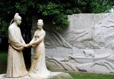 福建某公园古代名人柳永石雕项目