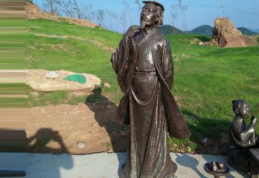 山东某景区古代名人孔融铜雕案例