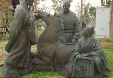 贵州某公园仿古伯乐相马铜雕项目