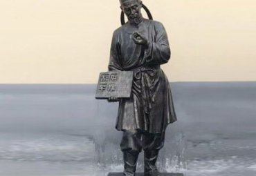 江西某校园古代名人毕昇铜雕项目