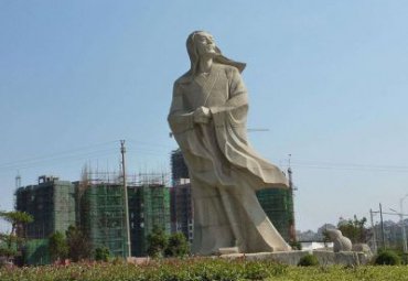 江西某城市广场大型陶渊明石雕项目