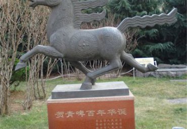 山东某企业铜雕奔马案例