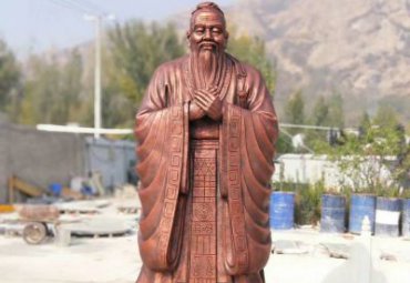 山东某景区古代名人孔子铜雕项目