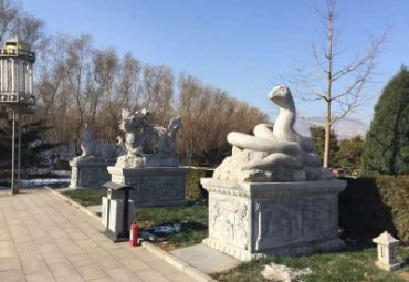 贵州某景区十二生肖动物石雕项目