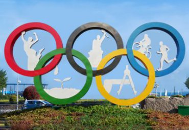 北京某公园不锈钢奥运五环运动雕塑项目